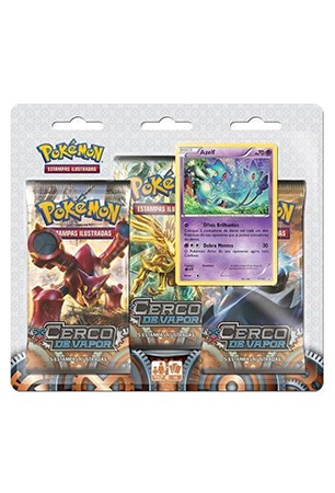 Pokémon XY11 Cerco de Vapor Triple Pack - Azelf