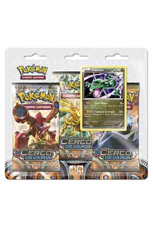 Pokémon XY11 Cerco de Vapor Triple Pack - Rayquaza