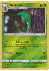 Metapod - SM01/002 - Uncommon (Reverse Holo)