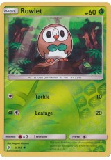 Rowlet - SM01/009 - Common (Reverse Holo)