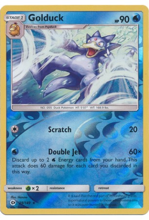 Golduck - SM01/029 - Rare (Reverse Holo)