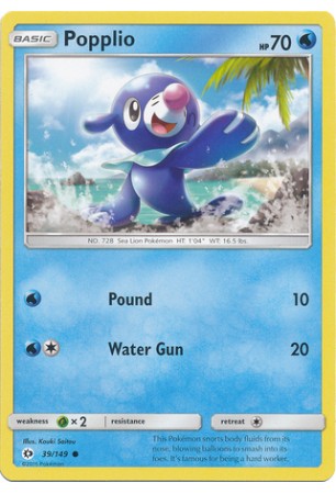 Popplio - SM01/039 - Common