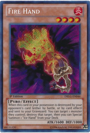 Fire Hand - DRLG-EN046 - Secret Rare