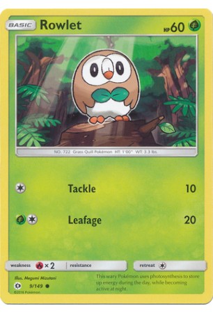 Rowlet - SM01/009 - Common