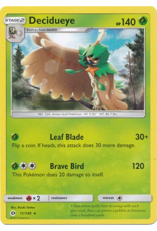 Decidueye - SM01/011 - Rare