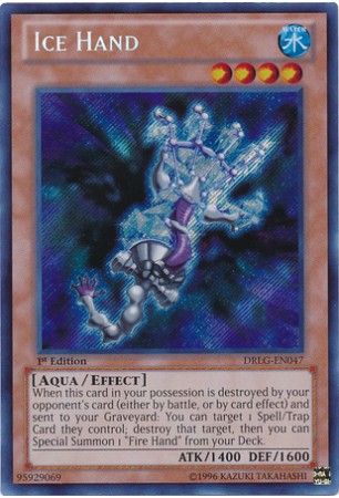 Ice Hand - DRLG-EN047 - Secret Rare