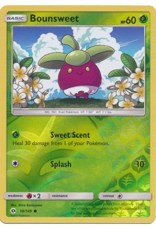 Bounsweet - SM01/018 - Common (Reverse Holo)