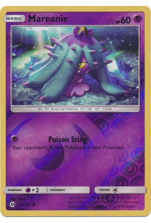 Mareanie - SM01/062 - Common (Reverse Holo)