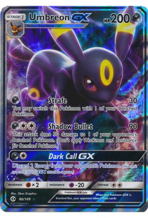 Umbreon-GX - SM01/080 - Ultra Rare