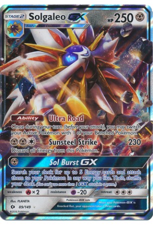 Lata Pokémon Solgaleo, Deck Box