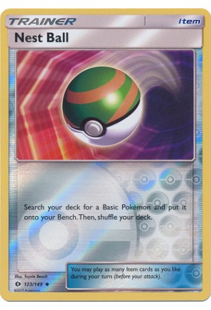 Nest Ball - SM01/123 - Uncommon (Reverse Holo)