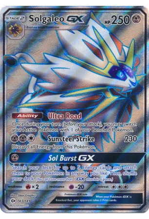 Solgaleo-GX - SM01/143 - Ultra Rare (Full Art)