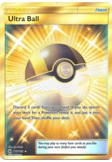 Ultra Ball - SM01/161 - Shiny Holo Rare