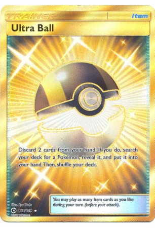 Ultra Ball - SM01/161 - Shiny Holo Rare