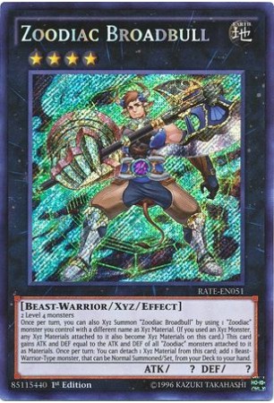 Zoodiac Broadbull - RATE-EN051 - Secret Rare