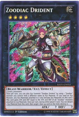 Zoodiac Drident - RATE-EN053 - Secret Rare