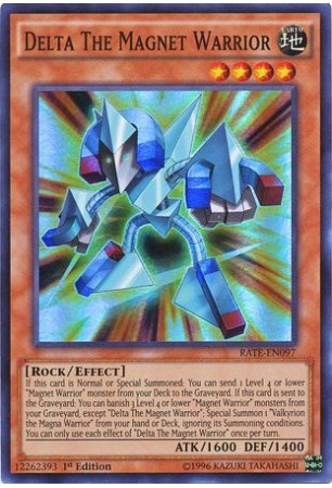 Delta The Magnet Warrior - RATE-EN097 - Super Rare