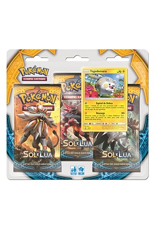 Pokémon Sol e Lua Triple Pack - Togedemaru
