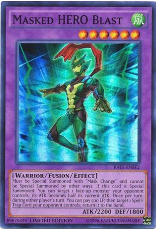 Masked HERO Blast - RATE-ENSE2 - Super Rare