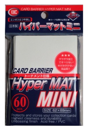 Deck Protector KMC Mini (60 Sleeves) - Hyper Mat White