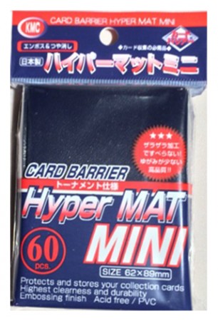 Deck Protector KMC Mini (60 Sleeves) - Hyper Mat Blue