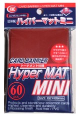 Deck Protector KMC Mini (60 Sleeves) - Hyper Mat Red