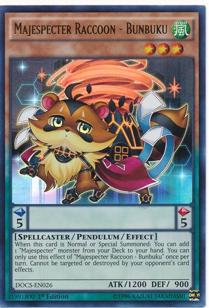 Majespecter Raccoon - Bunbuku - DOCS-EN026 - Ultra Rare