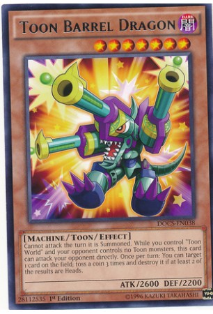 Toon Barrel Dragon - DOCS-EN038 - Rare