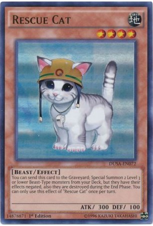 Rescue Cat - DUSA-EN072 - Ultra Rare