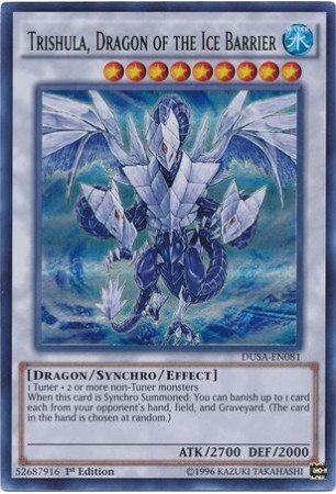 Trishula, Dragon of the Ice Barrier - DUSA-EN081 - Ultra Rare