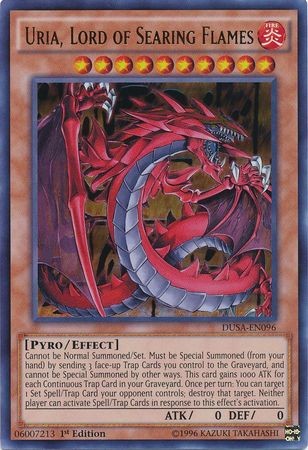 Uria, Lord of Searing Flames - DUSA-EN096 - Ultra Rare - Duelshop