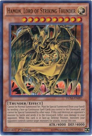 Hamon, Lord of Striking Thunder - DUSA-EN097 - Ultra Rare