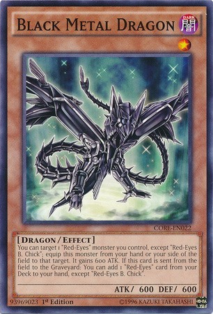 Black Metal Dragon - CORE-EN022 - Common 