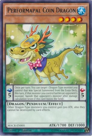 Performapal Coin Dragon - MACR-EN005 - Rare