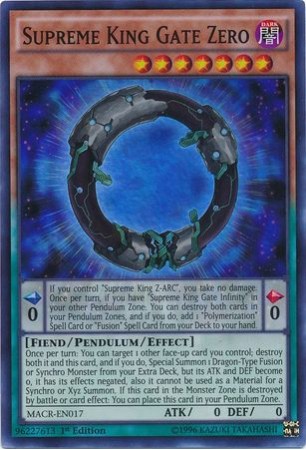 Supreme King Gate Zero - MACR-EN017 - Super Rare