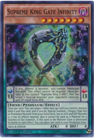 Supreme King Gate Infinity - MACR-EN018 - Super Rare