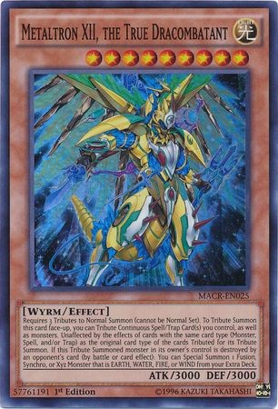 Metaltron XII, the True Dracombatant - MACR-EN025 - Super Rare