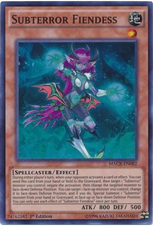 Subterror Fiendess - MACR-EN082 - Super Rare