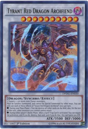 Tyrant Red Dragon Archfiend - DPDG-EN030 - Ultra Rare 