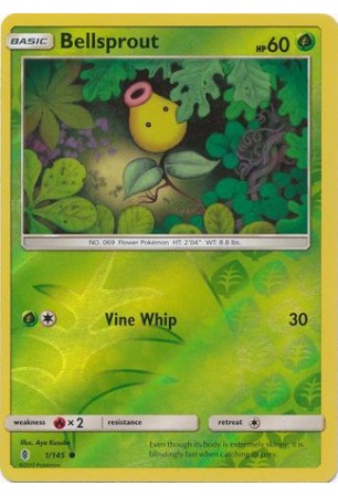 Bellsprout - SM02/001 - Common (Reverse Holo)