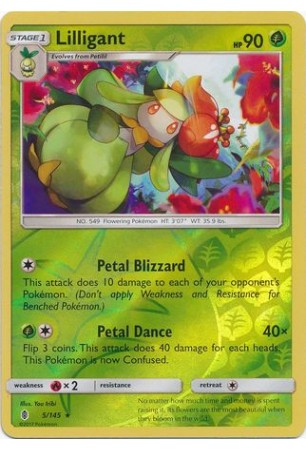 Lilligant - SM02/005 - Rare (Reverse Holo)