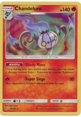 Chandelure - SM02/013 - Rare Holo