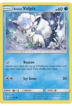 Alolan Vulpix - SM02/021 - Common