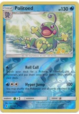 Politoed - SM02/025 - Rare Holo (Reverse Holo)