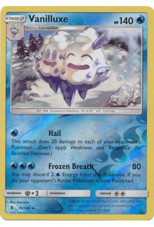 Vanilluxe - SM02/035 - Rare (Reverse Holo)