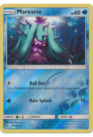 Mareanie - SM02/039 - Uncommon (Reverse Holo)