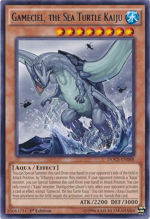 Gameciel, the Sea Turtle Kaiju - DOCS-EN088 - Rare - Duelshop