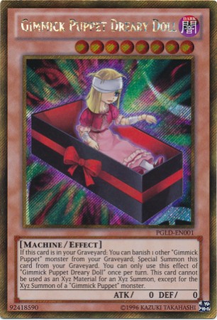 Gimmick Puppet Dreary Doll - PGLD-EN001 - Gold Secret Rare