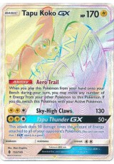 Original Carta Pokemon Lendaria ultra rara Tapu Koko V em Promoção