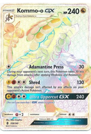 Kommo-o-GX - SM02/159 - Secret Rare